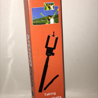 Adjustable Selfie Stick with Bluetooth Remote: Green
